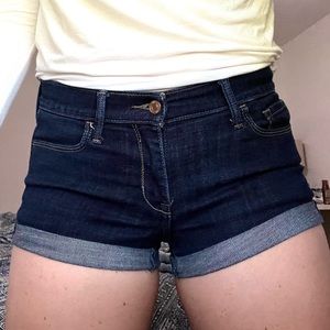 Mini jean shorts